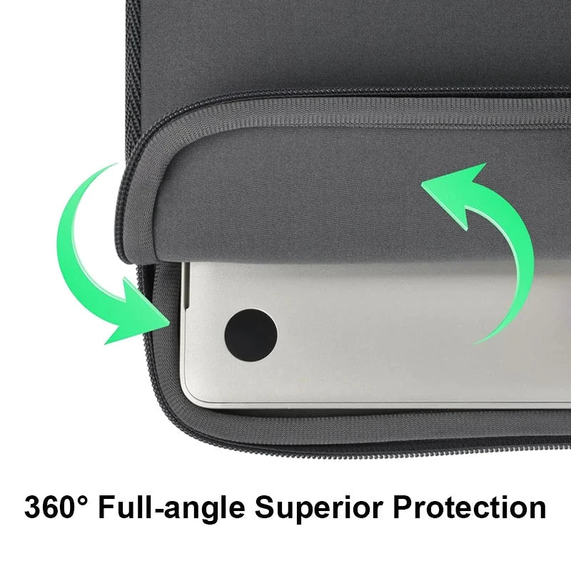 Mandotos laptop bag for Xiaomi, Lenovo, Dell, MacBook Air, Pro Retina 13-15.6 inch notebooks, protective sleeve case for laptops.