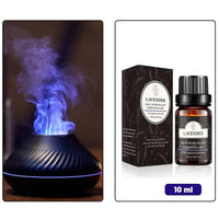 Mandotos Lava Glow Essential Oil Nebulizer displaying a sleek design with glowing lava-like accents and mist output.