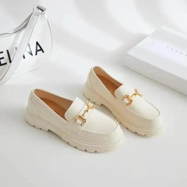 Mandotos women's loafers shoes featuring classic design and comfortable slip-on style, ideal for casual or professional wear.