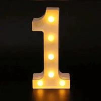 Mandotos luminous letter lights spelling out a word, mounted on a wall with a warm glow, perfect for home decor or bedroom ambiance.