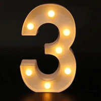 Mandotos luminous letter lights spelling out "LOVE" with warm LED glow, perfect for room decor or ambient lighting.