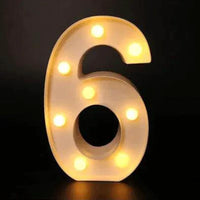 Mandotos luminous letter lights spelling out words with warm glow, perfect for decorative room lighting.