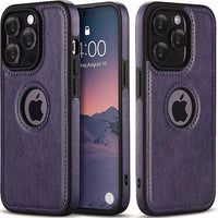 Luxurious MANDOTOS leather sleeve with sleek design and smooth texture, perfect for protecting and stylishly carrying electronic devices.