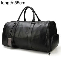 Luxury Leather Traveler bag by MANDOTOS, showcasing high-quality leather and stylish design for travel and everyday use.