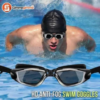Mandotos ClearView HD swim goggles with transparent lenses, comfortable fit, adjustable straps, designed for clear underwater visibility