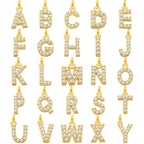 Mandotos crystal A-Z letter initial anklet for women, stainless steel Cuban link beach ankle bracelet with sparkling crystal accents.