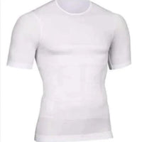 Mandotos men's contour shaper vest, form-fitting compression garment designed to enhance silhouette and provide support.