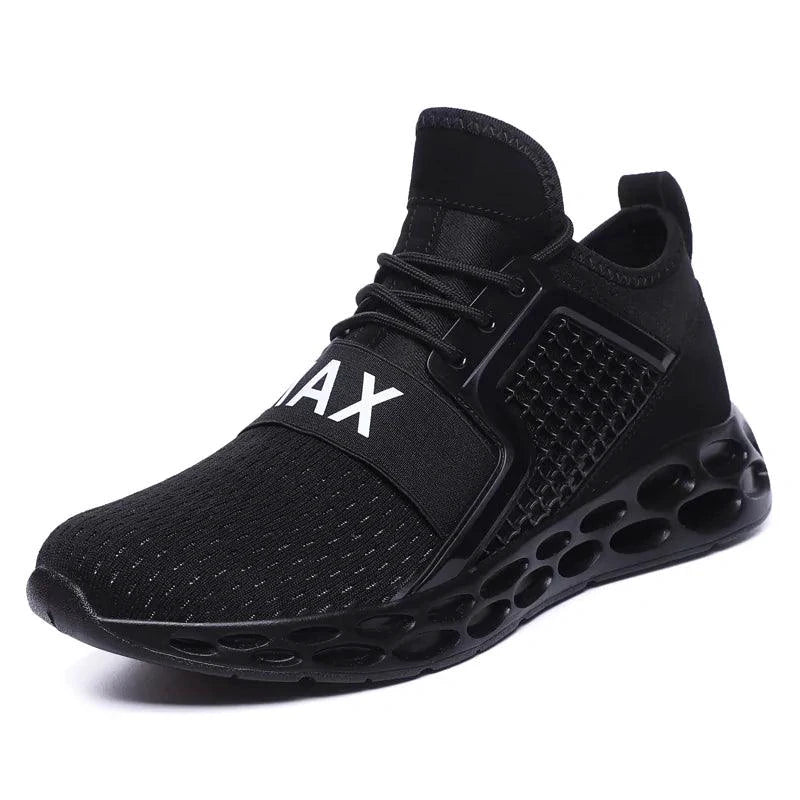 Mandotos men's cushioned running shoes with supportive design, breathable mesh upper, and lightweight sole for comfort and performance.