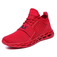 Mandotos men's cushioned running shoes with breathable mesh upper and supportive sole for comfort and performance.