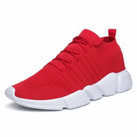 Men's cushioned running shoes by MANDOTOS with breathable fabric, supportive sole, and sporty design for comfort and performance.