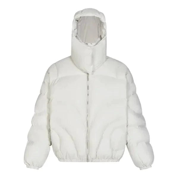 Men's MANDOTOS cotton padded coat with a detachable hood, featuring a warm, padded design perfect for cold weather.