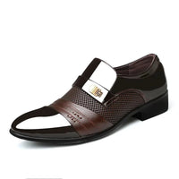 Mandotos men's formal shoes in black leather with sleek design and lace-up closure, perfect for business or formal occasions.