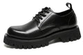 Men's leather Martin shoes by MANDOTOS featuring a thick cushioned sole and classic design.