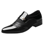 Men's luxury leather loafers by MANDOTOS, stylish and polished footwear with sleek design and smooth leather finish.