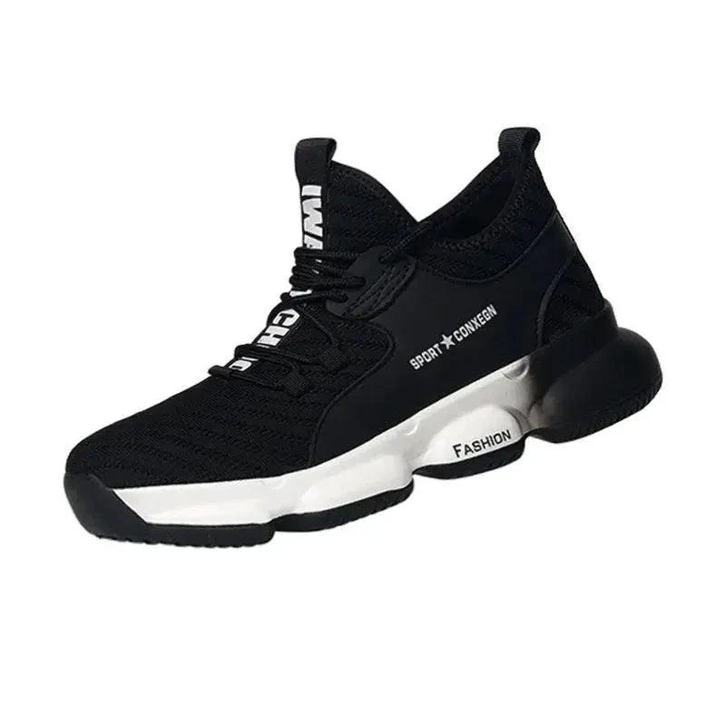 Men's steel toe safety shoes by MANDOTOS providing durable protection for demanding work environments.