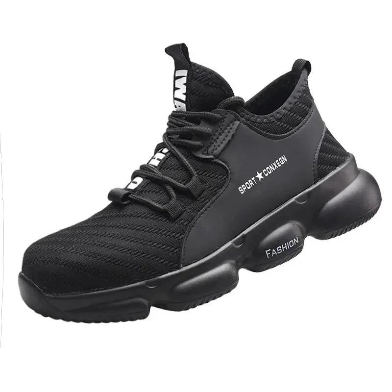 Men's steel toe safety shoes by MANDOTOS with durable construction and protective features for demanding work environments.