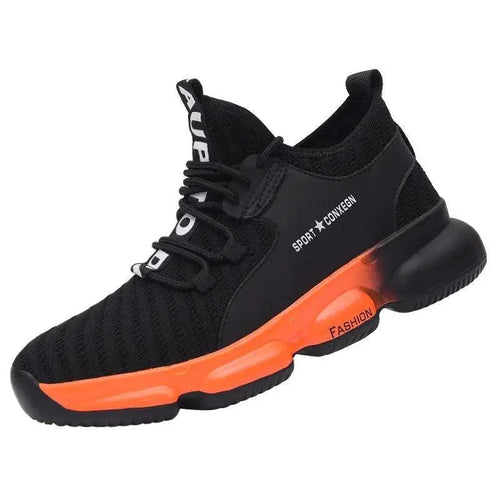 Mandotos men's steel toe safety shoes with durable design, ideal for demanding work environments and industrial safety.