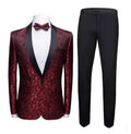 Men's wedding suit set by MANDOTOS, formal dress suit with jacket and trousers, ideal for weddings and special occasions.