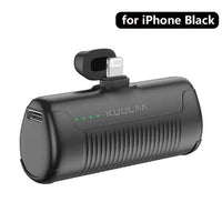 Mandotos Mini Power Bank 4500mAh portable charger with USB port for charging smartphones and devices.