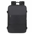 Mandotos large-capacity female travel backpack with dry and wet compartments, suitable for luggage, travel, and college use.