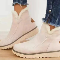 Mandotos non-slip warm winter boots with cozy fur lining and rugged soles, designed for cold weather and snowy conditions.
