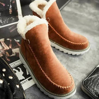Mandotos non-slip warm winter boots with sturdy soles and cozy fur lining for cold weather comfort.