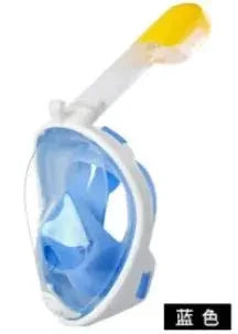 Mandotos OceanView snorkel mask with 180° panoramic vision for clear underwater viewing and comfortable fit during snorkeling.