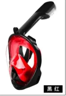 Mandotos OceanView snorkel mask with 180° panoramic vision, featuring a comfortable fit for underwater exploration.