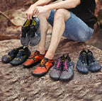 Mandotos outdoor hiking shoes in rugged design with durable soles, suitable for trail walking and outdoor adventures.
