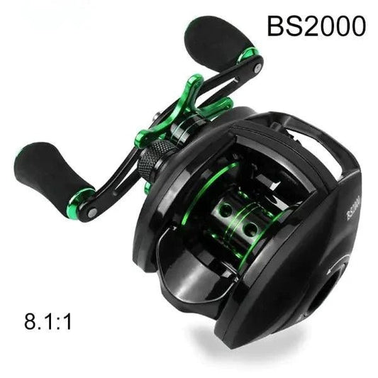 Mandotos Precision Bait Caster fishing reel with ergonomic handle and durable build for smooth casting and reeling.
