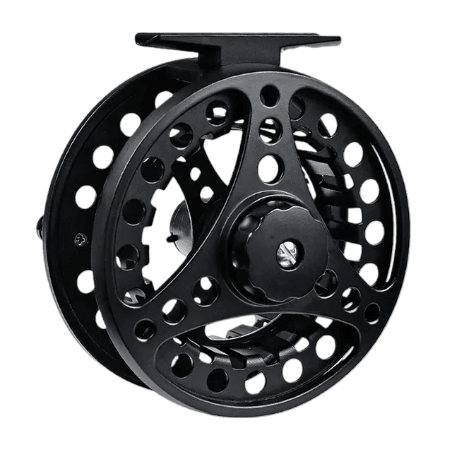 Mandotos Precision Cast Fishing Reel with metal body and spool, designed for smooth, accurate fishing performance.