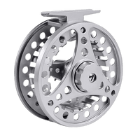 Mandotos Precision Cast Fishing Reel with metallic finish and ergonomic handle, designed for smooth, accurate casting.