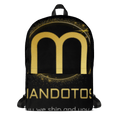 Mandotos Printed Daily Pack backpack with colorful design, adjustable straps, and multiple compartments for everyday use.