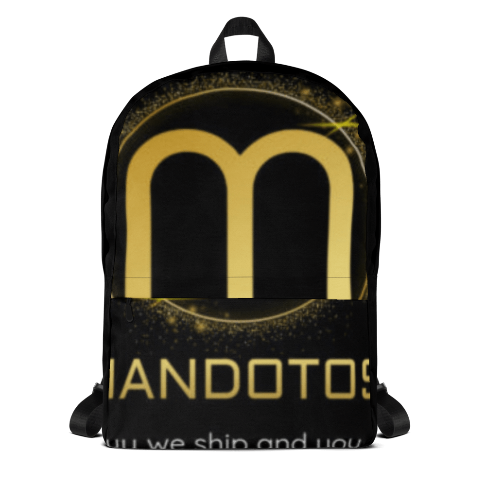 Mandotos Printed Daily Pack backpack with colorful design, adjustable straps, and multiple compartments for everyday use.