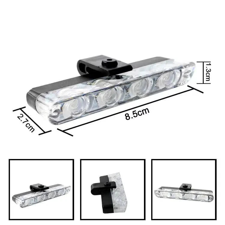 Mandotos Quad-Mode 16LED auto light with multiple lighting modes, compact design, and durable build for vehicle safety and visibility.