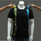 Mandotos quick-drying waterproof anti-fouling couple half-sleeve T-shirt, casual bottoming shirt for outdoor wear