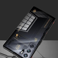 Mandotos RedMagic 9S Pro transparent acrylic case with sleek metal frame for ultimate protection and stylish durability.