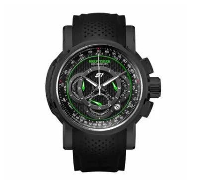 Rose gold men's luxury sport watch by MANDOTOS with a sleek design and detailed dial.
