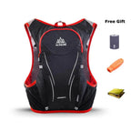 Mandotos running water bag backpack sports vest with hydration bladder and adjustable straps for outdoor exercise.