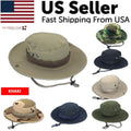 Mandotos safari camo sun hat with mesh boonie style, perfect for outdoor activities and sun protection.