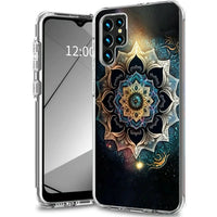 Samsung Galaxy S23 Ultra Mandragora clear hybrid case by Mandotos, featuring transparent protection and stylish design.