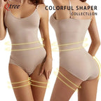 Mandotos seamless contour bodysuit for women, form-fitting with smooth fabric and adjustable straps, designed for all-day comfort.