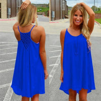 Mandotos Seaside Dream chiffon sundress with flowing fabric and elegant design, perfect for sunny day outings.