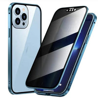 MANDOTOS SecureGuard Privacy Case for smartphones, black protective cover with privacy screen feature, durable and slim design.