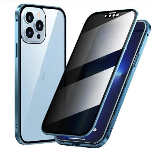 Mandotos SecureGuard Privacy Case for smartphones, featuring a sleek black design and privacy screen protection.