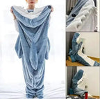 Mandotos Shark CosyWrap blanket for all ages, soft and cozy with shark design, perfect for keeping warm and comfortable.