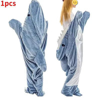 Mandotos Shark CosyWrap blanket for all ages, soft and cozy with a shark design, ideal for comfort and warmth.