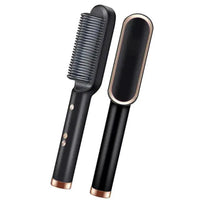 Mandotos SleekStyle Electric Comb with digital temperature control and ergonomic handle for easy styling.
