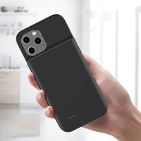 Mandotos Smart Clip-On Power Bank attached to a device, portable charging accessory with compact design for on-the-go power.