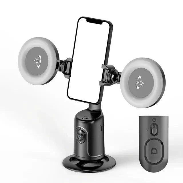 Mandotos Smart Tracking Camera Stand with adjustable mount and sleek design for secure camera positioning and smooth tracking.